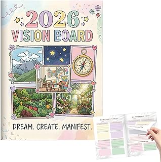 Livre de tableau de vision 2026 pour homme | Fournitures d